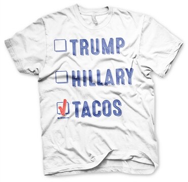 Läs mer om Vote Tacos T-Shirt, T-Shirt