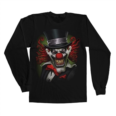 Läs mer om Crazy Clown Long Sleeve Tee, Long Sleeve T-Shirt