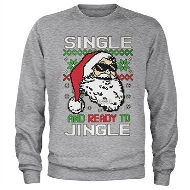 Läs mer om Single And Ready To Jingle Sweatshirt, Sweatshirt