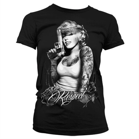 Monroe Respect Girly T-Shirt, Girly T-Shirt