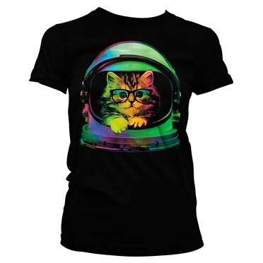 Läs mer om Space Kitten Girly Tee, T-Shirt