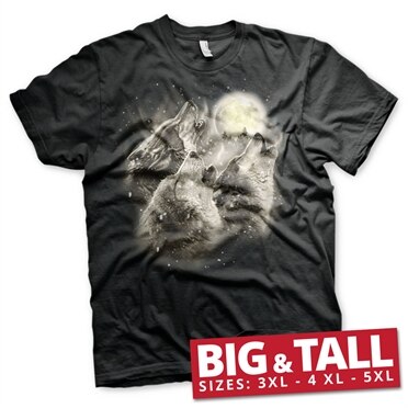 Wolf Howl Big & Tall T-Shirt, Big & Tall T-Shirt