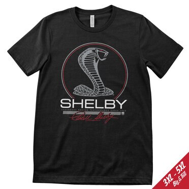 Läs mer om Shelby - Cobra Legendary Racing Big & Tall T-Shirt, T-Shirt
