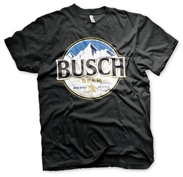 Busch Beer Vintage Label T-Shirt, Basic Tee