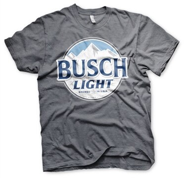 Busch Light Washed Label T-Shirt, Basic Tee