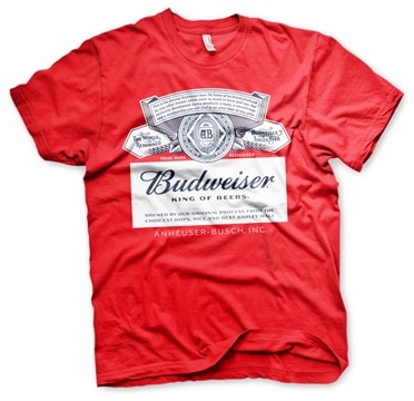Läs mer om Budweiser Label T-Shirt, T-Shirt