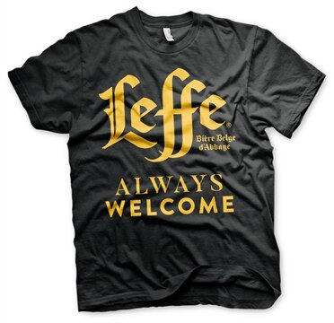 Leffe - Always Welcome T-Shirt, Basic Tee