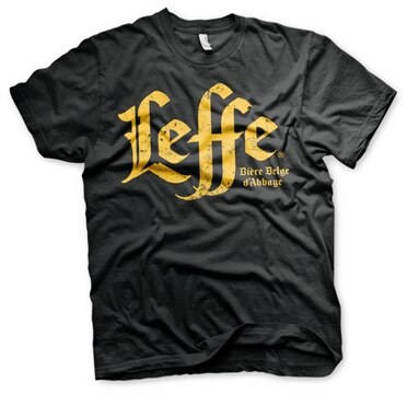 Leffe Washed Wordmark T-Shirt, Basic Tee