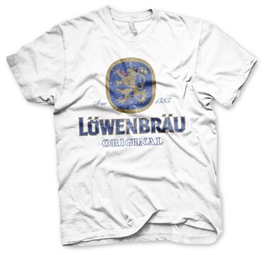 Löwenbräu Washed Logo T-Shirt, Basic Tee