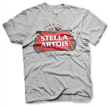 Stella Artois Belgium Logo T-Shirt, Basic Tee