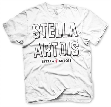 Stella Artois Retro Wordmark T-Shirt, Basic Tee