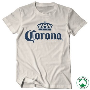 Corona Washed Logo Organic T-Shirt, 100% Organic T-Shirt