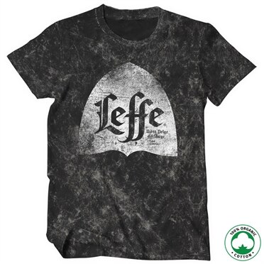 Läs mer om Leffe Distressed Alcove Logo Organic Tee, T-Shirt