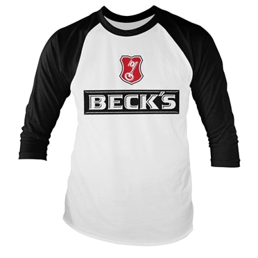 Läs mer om Becks Beer Baseball Long Sleeve Tee, Long Sleeve T-Shirt