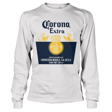 Corona Extra Label Long Sleeve Tee, Long Sleeve Tee