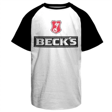 Läs mer om Becks Beer Baseball T-Shirt, T-Shirt