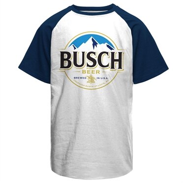 Busch Beer Logo Baseball T-Shirt, Baseball T-Shirt