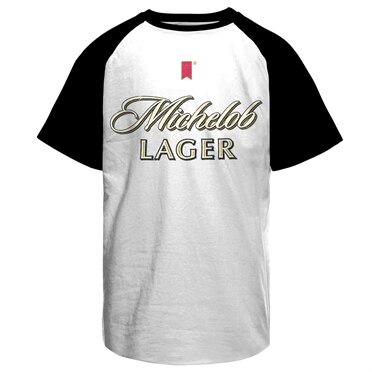 Michelob Lager Baseball T-Shirt, Baseball T-Shirt