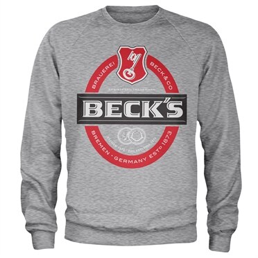 Läs mer om Becks Label Logo Sweatshirt, Sweatshirt