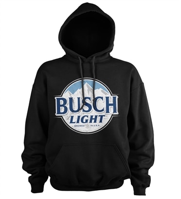 Busch Light Washed Label Hoodie, Hooded Pullover