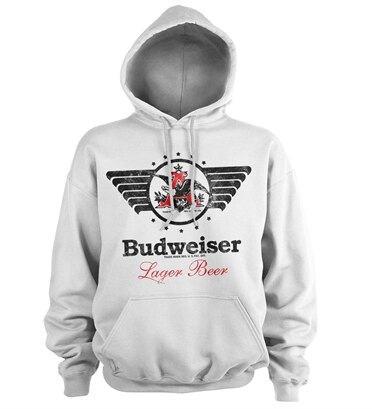 Budweiser Vintage Eagle Hoodie, Hooded Pullover