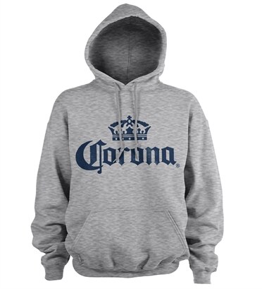 Corona Washed Logo Hoodie, Hooded Pullover