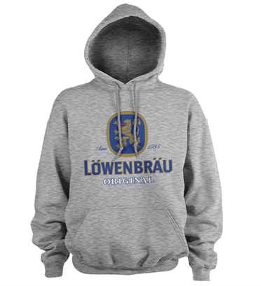 Löwenbräu Original Logo Hoodie, Hooded Pullover