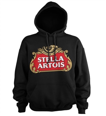 Stella Artois Logotype Hoodie, Hooded Pullover