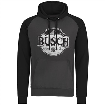 Busch Beer BW Washed Logo Baseball Hoodie, Hoodie