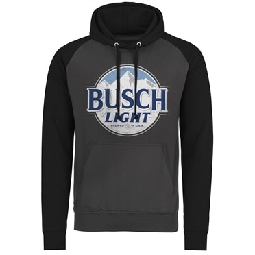 Läs mer om Busch Light Washed Label Baseball Hoodie, Hoodie
