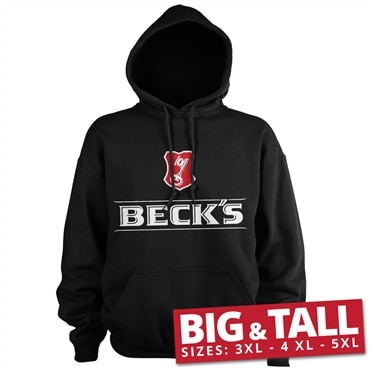 Läs mer om Becks Logo Big & Tall Hoodie, Hoodie
