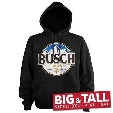 Läs mer om Busch Beer Vintage Label Big & Tall Hoodie, Hoodie