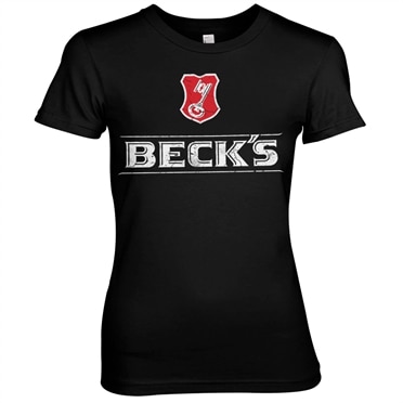 Läs mer om Becks Washed Logo Girly Tee, T-Shirt