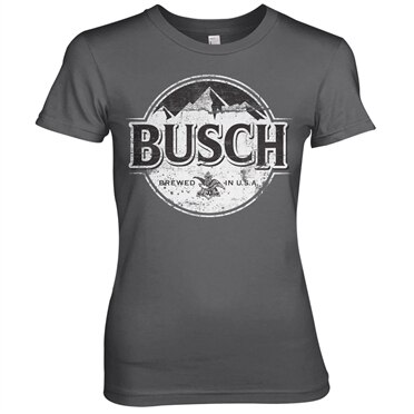 Busch Beer BW Washed Logo Girly Tee, Girly Tee
