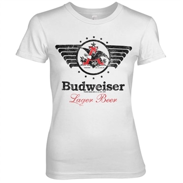 Läs mer om Budweiser Vintage Eagle Girly Tee, T-Shirt