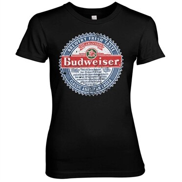 Läs mer om Budweiser American Lager Girly Tee, T-Shirt