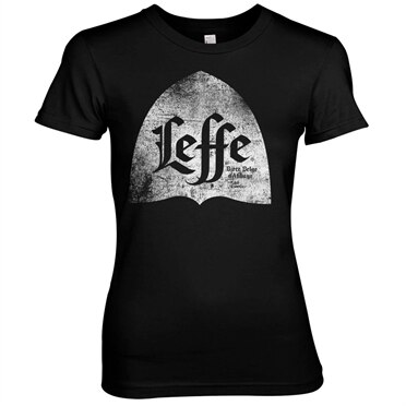 Läs mer om Leffe Distressed Alcove Logo Girly Tee, T-Shirt