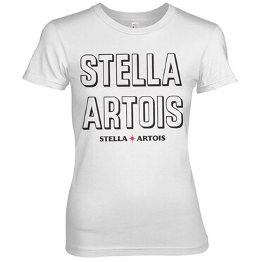 Läs mer om Stella Artois Retro Wordmark Girly Tee, T-Shirt