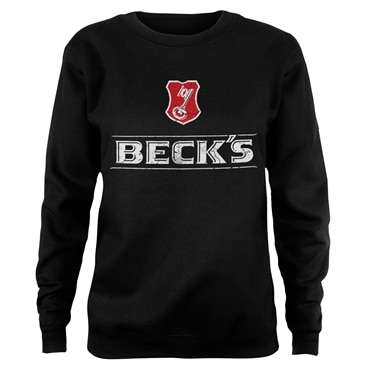 Läs mer om Becks Washed Logo Girly Sweatshirt, Sweatshirt