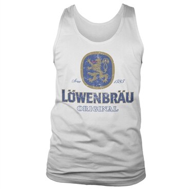 Löwenbräu Washed Logo Tank Top, Tank Top
