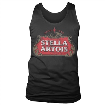 Stella Artois Washed Logo Tank Top, Tank Top