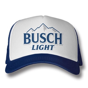 Busch Light Beer Trucker Cap, Adjustable Trucker Cap