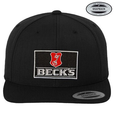Läs mer om Becks Beer Patch Premium Snapback Cap, Accessories