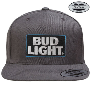 Läs mer om Bud Light Logo Patch Premium Snapback Cap, Accessories