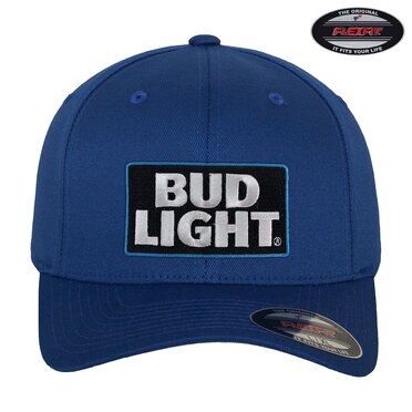 Läs mer om Bud Light Logo Patch Flexfit Cap, Accessories
