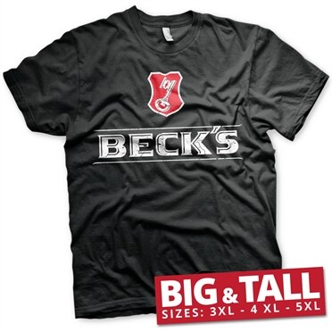 Läs mer om Becks Washed Logo Big & Tall T-Shirt, T-Shirt