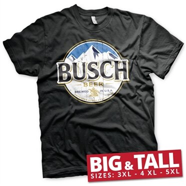 Läs mer om Busch Beer Vintage Label Big & Tall T-Shirt, T-Shirt
