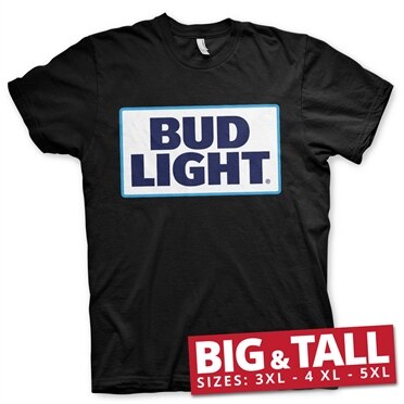 Läs mer om Bud Light Logo Big & Tall T-Shirt, T-Shirt