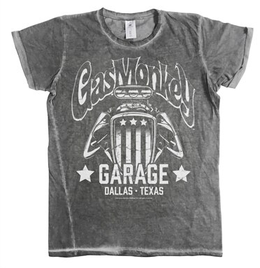 Gas Monkey Garage - American Engine Urban T-Shirt, Washed Urban T-Shirt