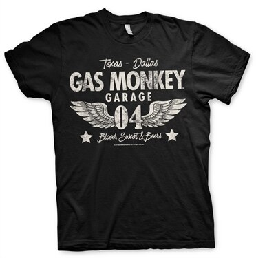 Gas Monkey Garage 04-WINGS T-Shirt, Basic Tee